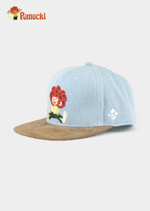 Cap "Pumuckl" - denim, v2 (Snapback)